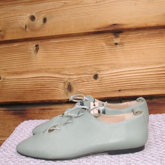 MNG Mango Womens 6 Green Lace Up Shoes - Picture 6 of 10